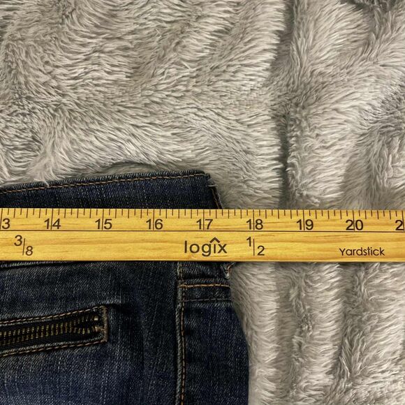 Old Navy The Diva Jeans Women 10 Skinny Mid Rise Stretch Zip Pocket Blue Denim - Picture 5 of 7